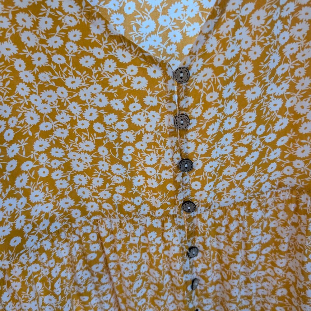 Yellow rayon sunshine sundress
